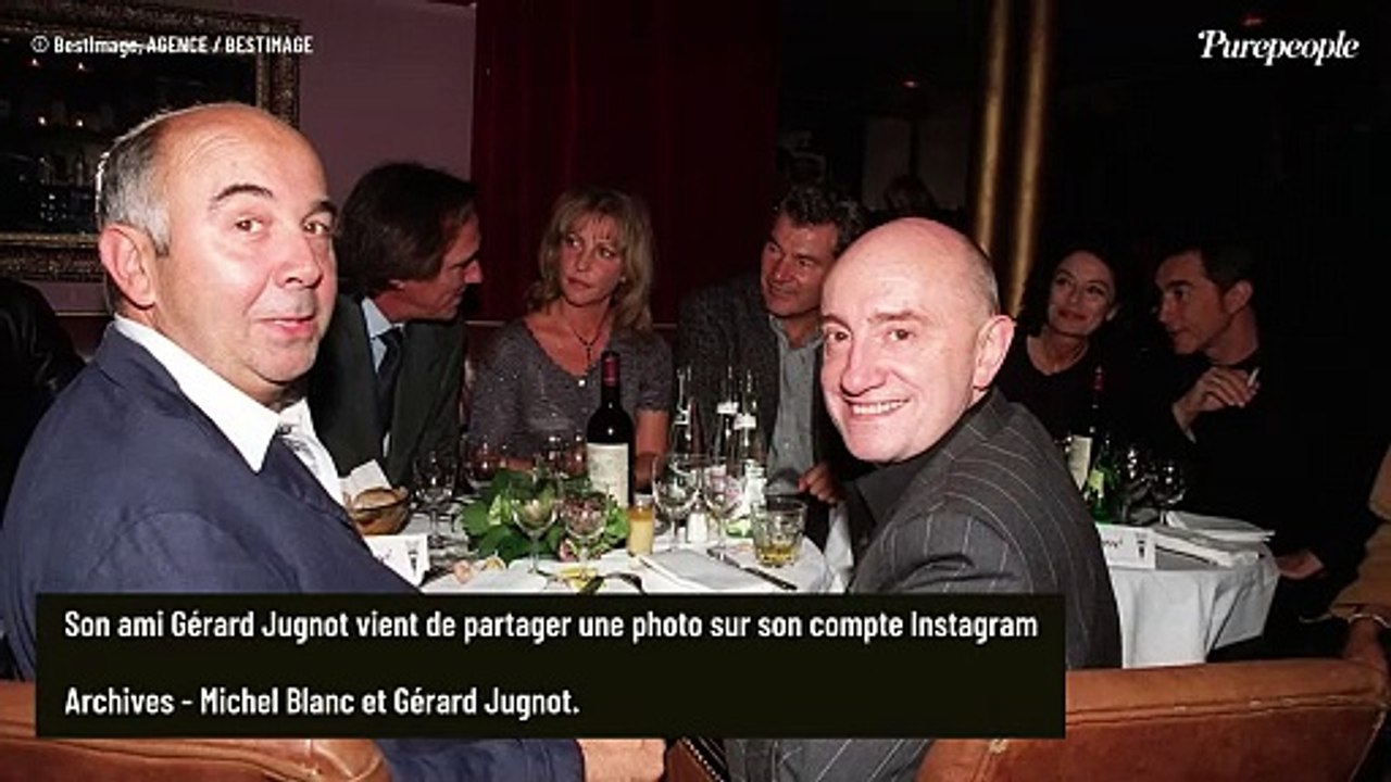 Michel Blanc : Gérard Jugnot toutjours bouleversé 3 semaines après son départ, cette photo en dit long