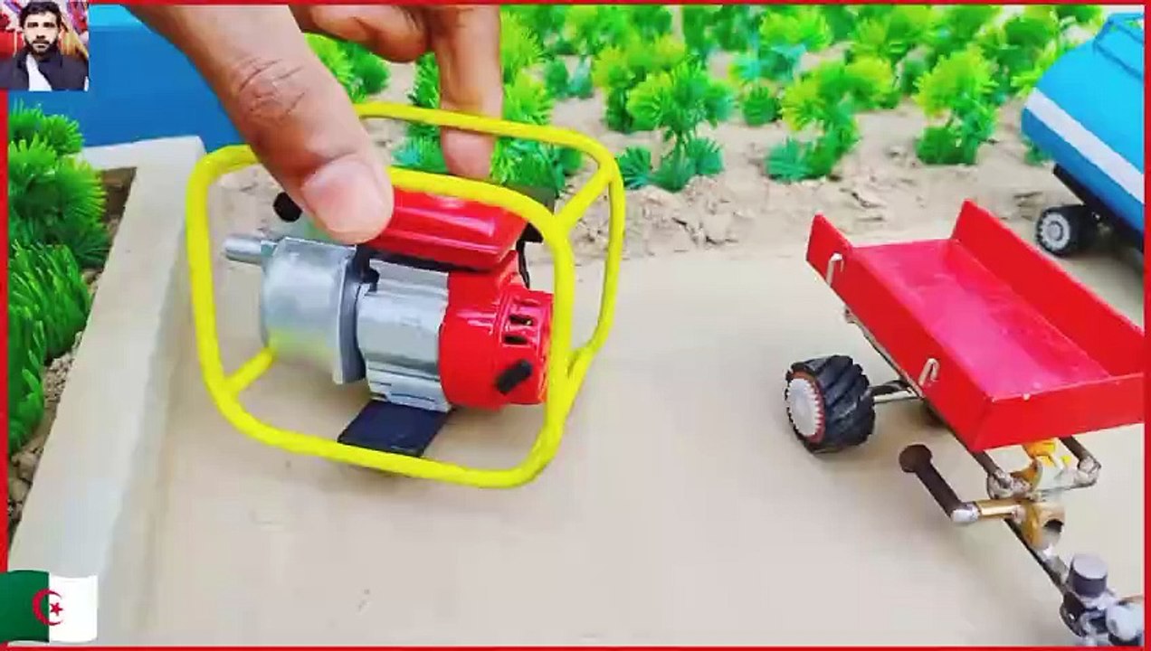 Diy tractor making protrol pump suppIy fuel for ploughing machine #Diy tractor #