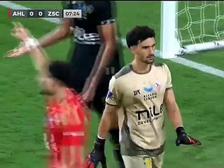 ملخص الشوط الاول بين الاهلي والزمالك
