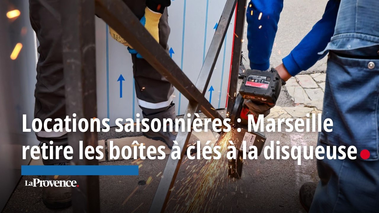 Locations saisonnières à Marseille : après les avertissements, la Ville retire les boîtes à clés à la disqueuse