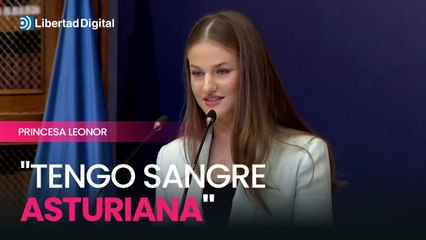 Palabras de la princesa Leonor: "Tengo sangre asturiana. Y eso no sólo imprime carácter, es un orgullo"