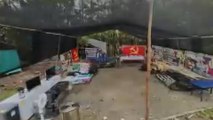 En video: así lucía un campamento de las disidencias de Iván Mordisco hallado en Cauca