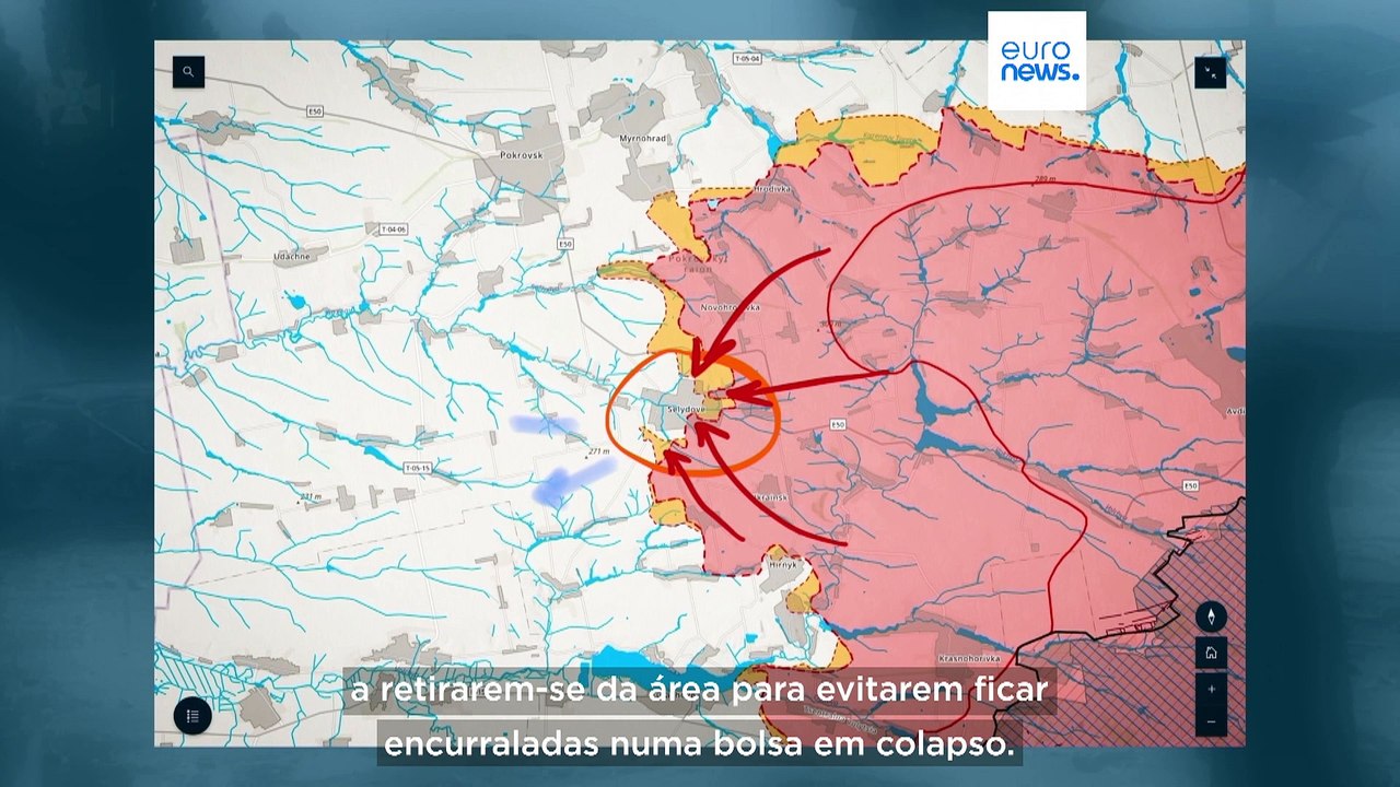 Forças russas estão prestes a capturar Selydove, no leste da Ucrânia
