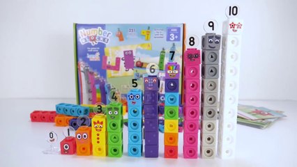 Let's Build Numberblocks Mathlink Cubes 1-10
