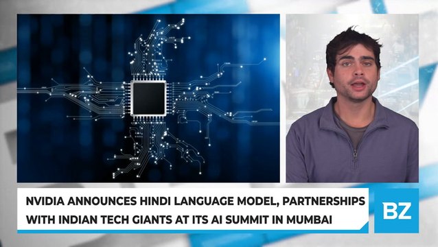 Nvidia Announces Hindi Language Model, Partnerships With Indian Tech Giants At Its AI Summit In Mumbai