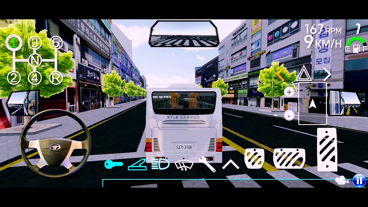 3D Free Driving Daewoo Bus simulator