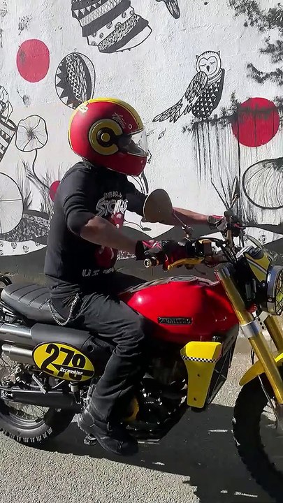 🎨 STREET-ART et moto Fantic Caballero