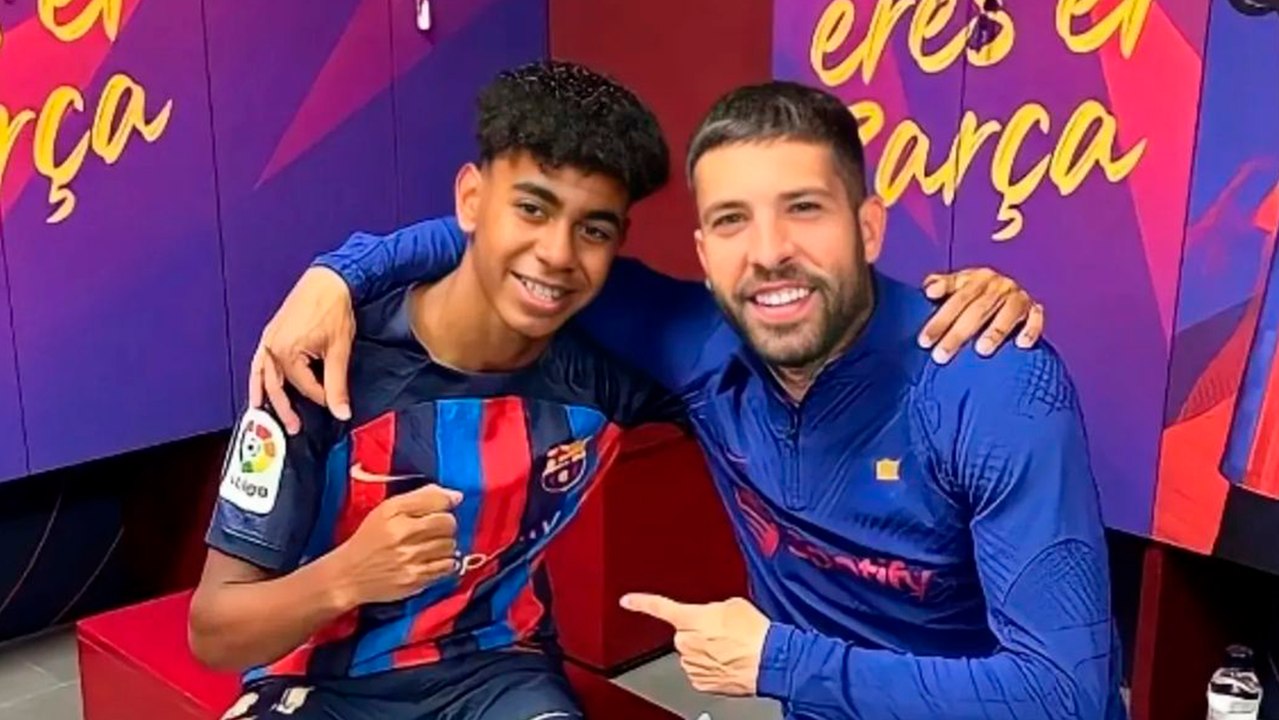 Jordi Alba sobre Lamine Yamal:  "Lo está haciendo bien, pero no es Messi"