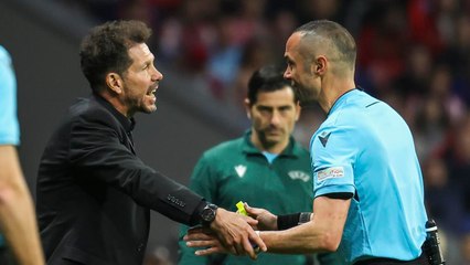 Simeone arremete contra el arbitraje tras derrota en Champions League: "Ojalá alguien diga que el árbitro acertó"