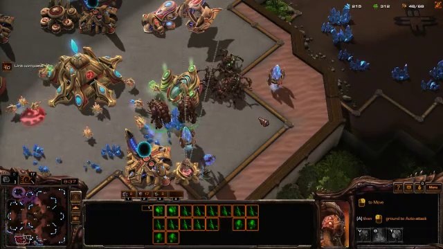 [StarCraft 2]No.0296 Great-Level ZERG vs Hard A.I, WIN[2-Base Ravager-Ling Attack]