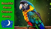Beautiful Parrot Children Poetry, Best And New Poetry, Bedtime Baby Poem ⭐✨♥️