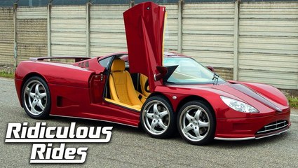 Six-Wheeled Italian Supercar - Valued Over $650,000