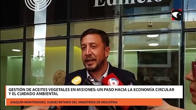 Gestión de aceites vegetales en Misiones: un paso hacia la economía circular y el cuidado ambiental