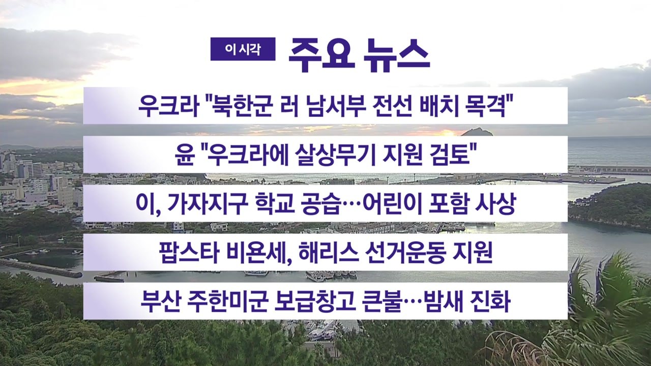 [YTN 실시간뉴스] 우크라 "북한군 러 남서부 전선 배치 목격" / YTN