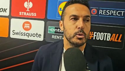 Twente-Lazio 0-2, il commento di Pedro in mixed zone