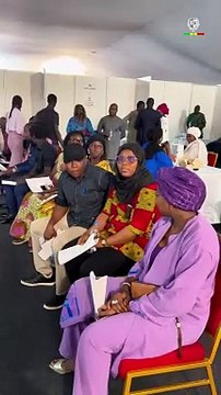 La cérémonie de don de sang, organisée par la Présidence de la République en collaboration avec le Centre National de Transfusion Sanguine (CNTS)