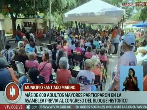 Aragua | Abuelas y abuelos de la patria debaten propuestas de cara al Congreso del Bloque Histórico