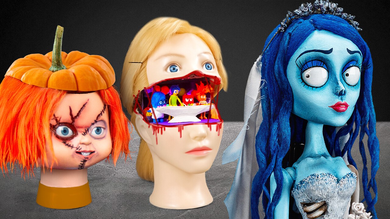Halloween Crafts ️ We Make A Big Doll Makeover With Creepy DIYs