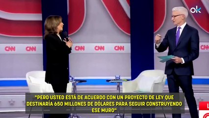La hipocresía de Kamala: no quiere explicar por qué tildó de "idiota" el muro de Trump que ahora apoya
