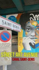 🎨 Street-Art le long du Canal Saint-Denis (Partie 2)
