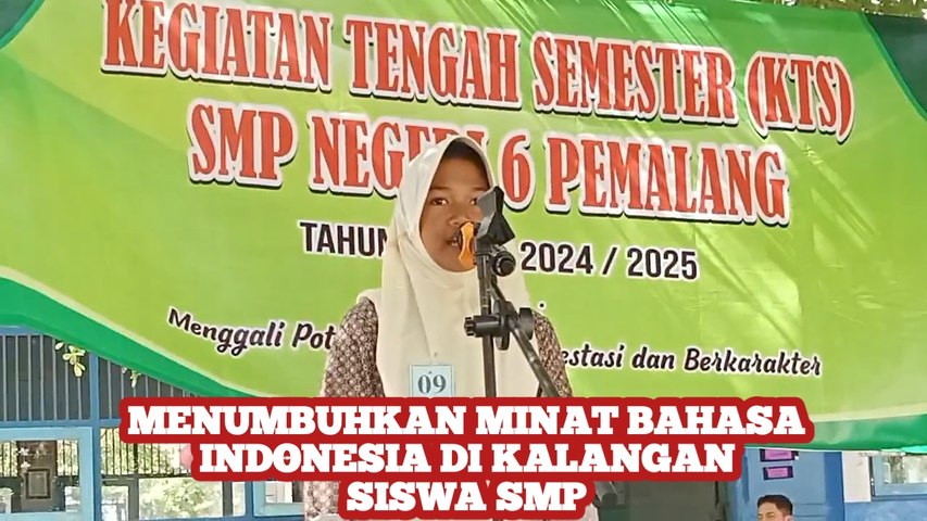 Menumbuhkan Minat Bahasa Indonesia di Kalangan Siswa SMP