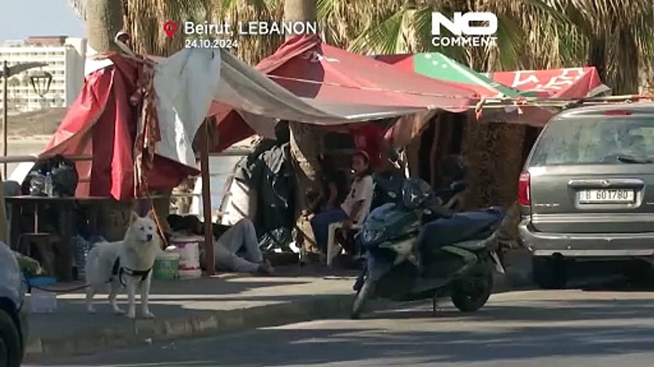 تصاویری از بیروت؛ بیش از میلیون نفر در لبنان در پی حملات اسرائیل آواره شده‌اند