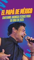 Chayanne, anuncia fechas para su gira en 2025