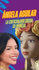 Ángela Aguilar criticada por sacar su muñeca de Día de Muertos