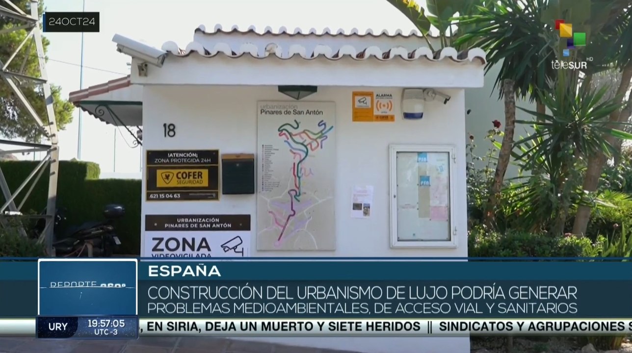 Españoles rechazan proyecto urbanístico por afectar el medioambiente