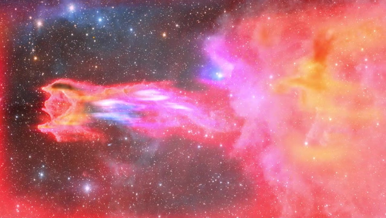 Amazing Cosmic ‘God’s Hand’ Captured On The Dark Energy Camera video