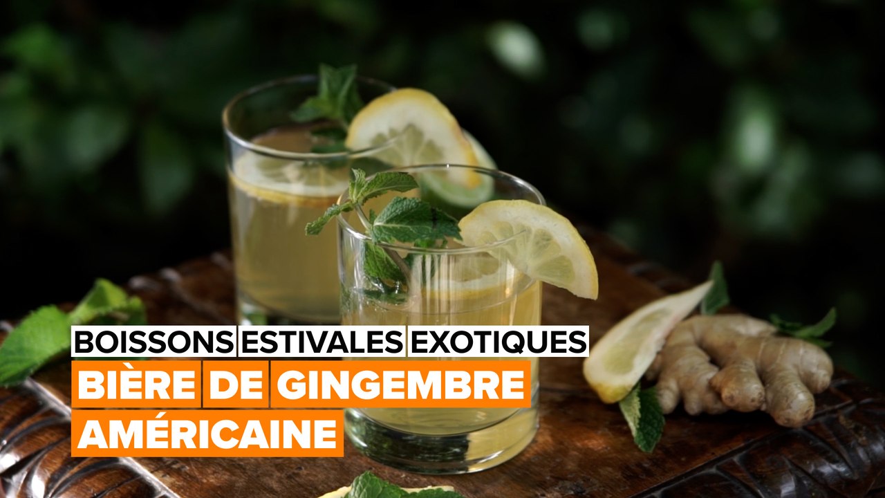 Boissons estivales exotiques : bière de gingembre américaine