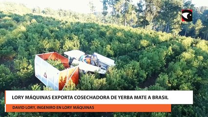 Lory Máquinas exporta cosechadora de yerba mate a Brasil