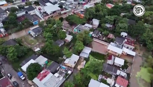 Alerta en Minatitlán: río Coatzacoalcos sube más de 70 cm en 12 horas; inundación afecta la zona centro