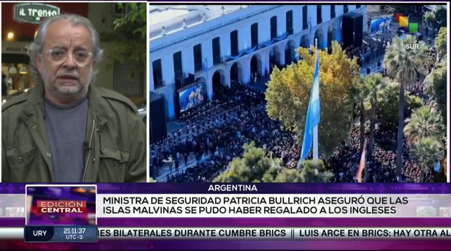 Canciller de Argentina se refirió a las islas Malvinas como falklands