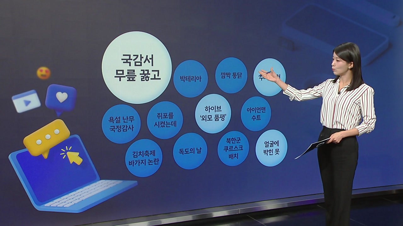 [지금e뉴스] 국감서 무릎 꿇고 / 하이브 '외모 품평' / 주차 빌런 / 얼굴에 박...