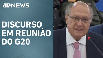 Geraldo Alckmin pede financiamento de países ricos para clima global