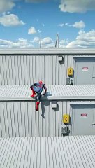 Spiderman's ROOF Brawl with Swarming Spiders!