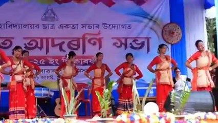 Digholoti Dighol Paat | Jushmita Group | Stage Performance | Dhupdara, Bikali College Freshers 2024___Assamese Cover Dance 2024