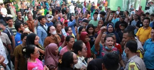 Ratusan Warga Pantai Labu Menolak Jika Pengungsi Rohingya Direlokasi Di Kecamatan Pantai Labu