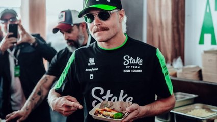 Valtteri Bottas sigue mostrando su amor por los tacos previo al GP de México