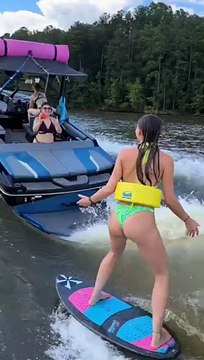 wake surfing football 1