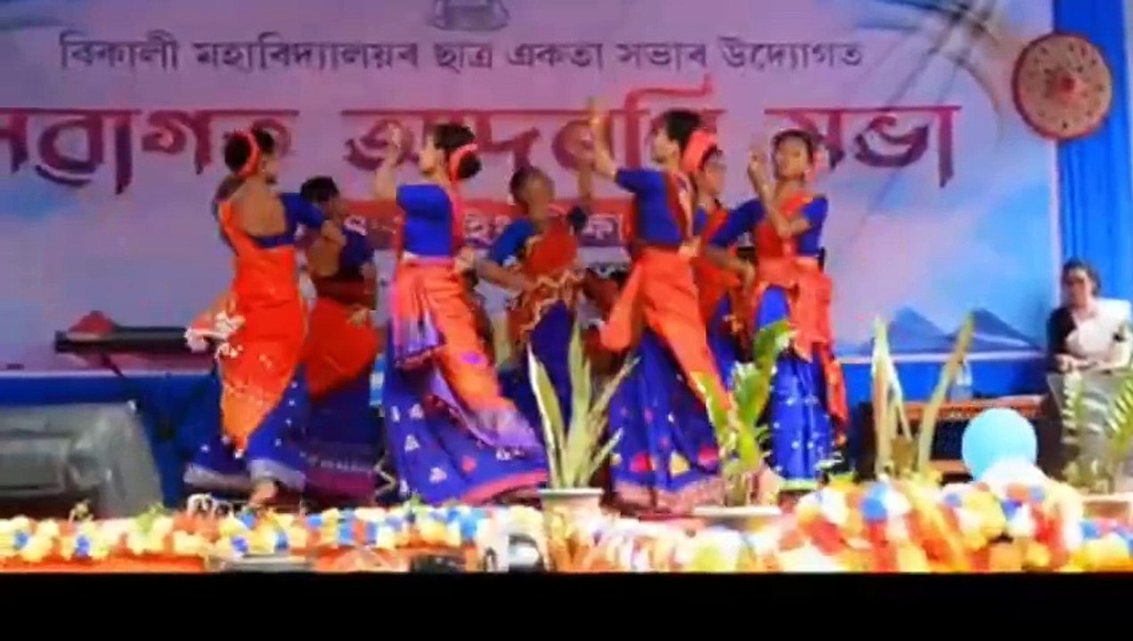 Bihu Buli | Deepshikha Bora | BA 1st Sem Group Dance Performance | Bikali College Freshers 2024