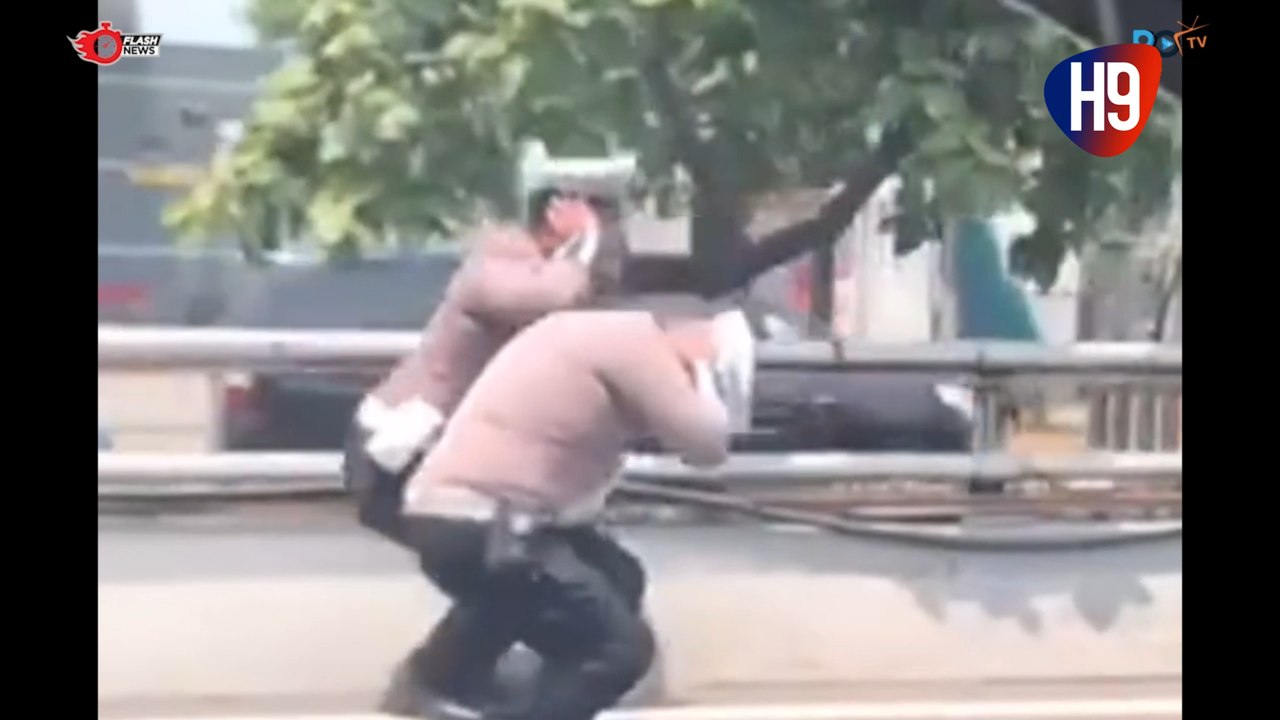 Penampakan Polisi Kena Hukum "Skuat Jump" dari Atasan di Pinggir Tol