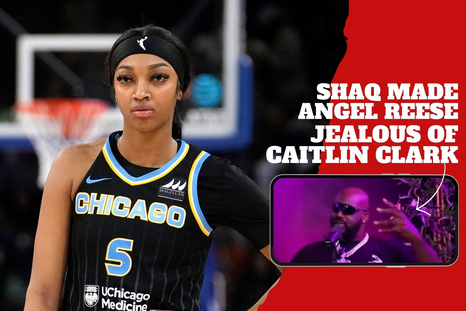 Shaquille O'Neal sparks Angel Reese's jealousy with high praise for Caitlin Clark