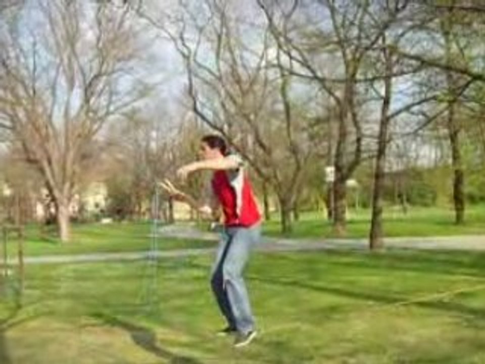 Jump Rope on slackline