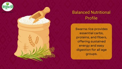 How Is Swarna Rice Perfect For Everyday Meals?