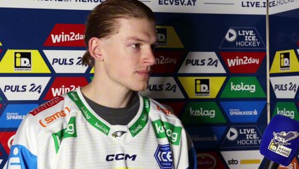 Chase Pearson (VSV) vor dem Duell gegen Linz