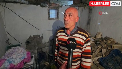 Tavanın Çökmesiyle Eşini Kaybeden Baba Yardım Bekliyor