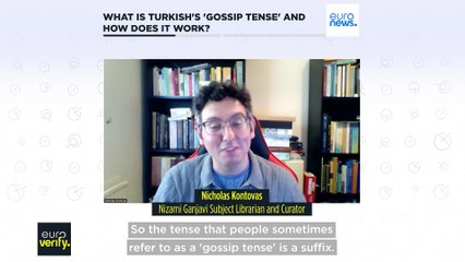 What is Turkish's 'gossip tense' and what does it mean for disinformation?