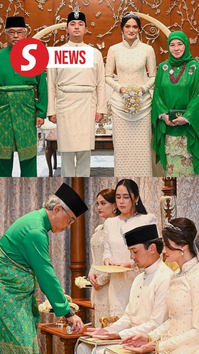 Pahang royal wedding: Tengku Muhammad weds Tengku Natasya
